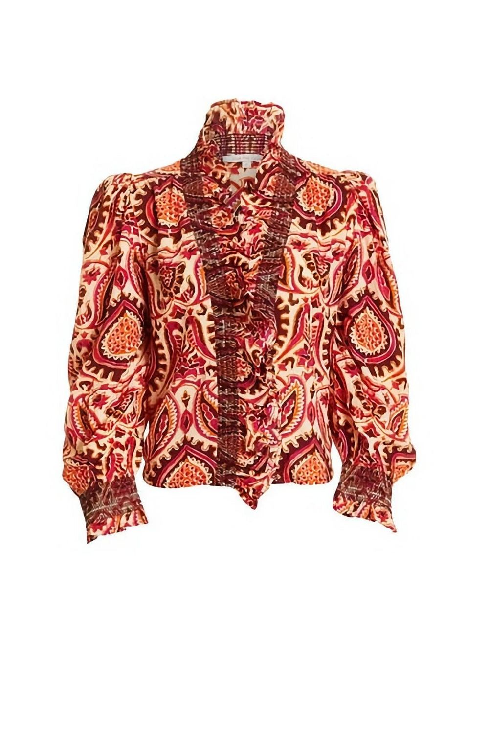 LOVE THE LABEL Zuri Top Sara Print Cabaret Pink