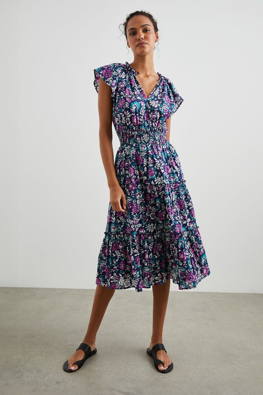 RAILS AMELLIA WOODBLOCK FLORAL