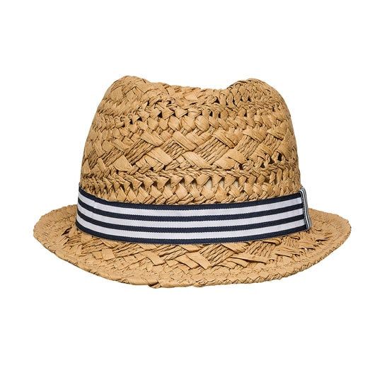 SNAPPER ROCK BEACH STRIPE FEDORA NATURAL