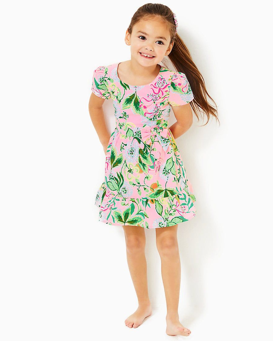 LILLY PULITZER ALEXANDRA DRESS MULTI VIA AMORE SPRITZER