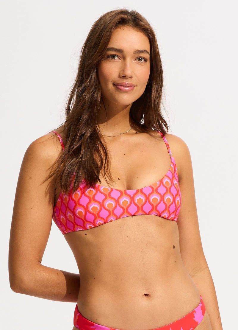 Seafolly Bralette Chilli Red