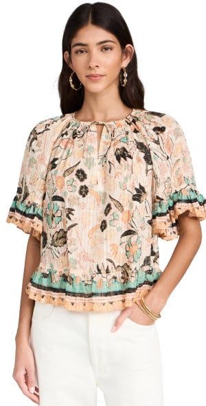 ULLA JOHNSON Alessia Top PEARL FLORA