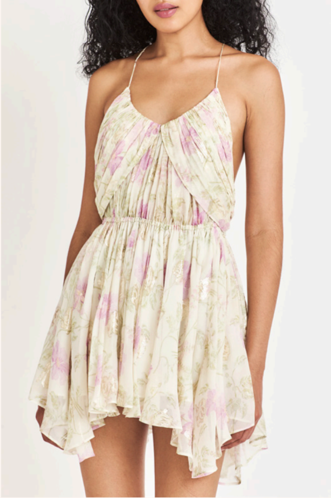 LOVE SHACK FANCY CLAIRO DRESS FAIRY PLUM