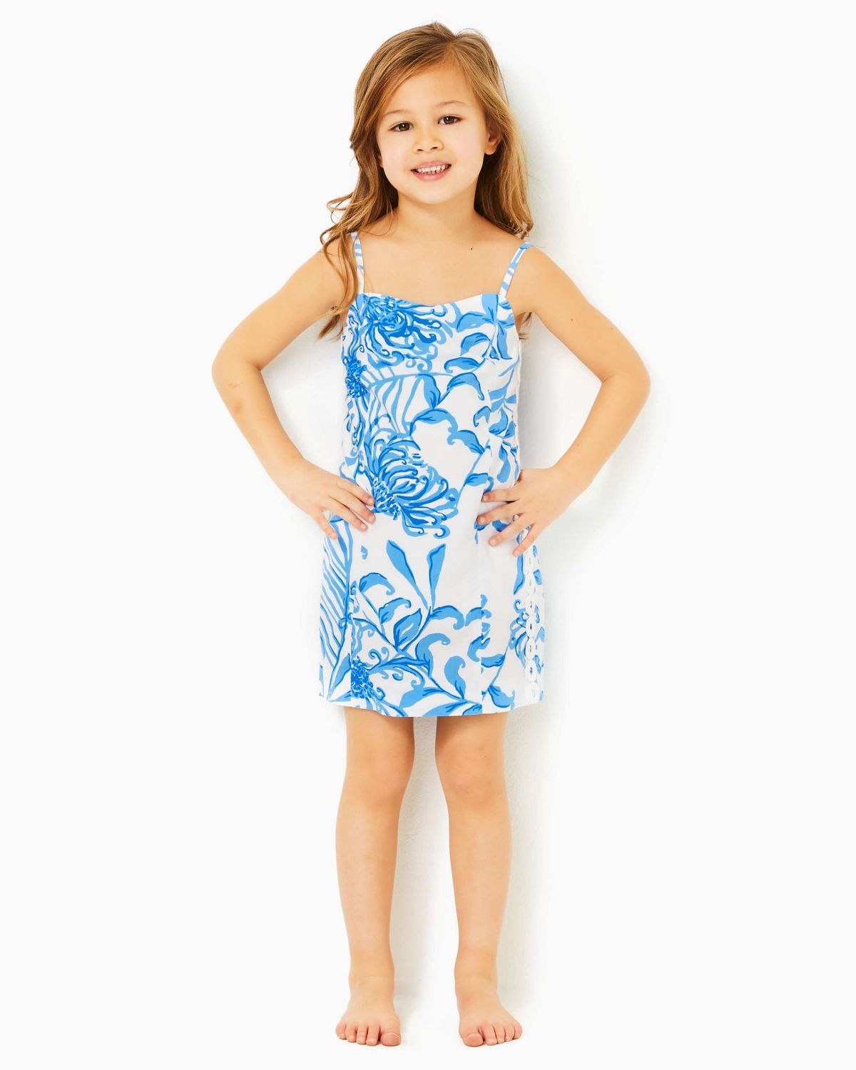 LILLY PULITZER MINI SHELLI DRESS RESORT WHITE GLISTEN IN THE SUN