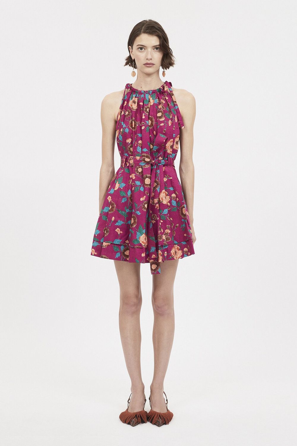 ULLA JOHNSON Brienne Dress RUBY FLORA