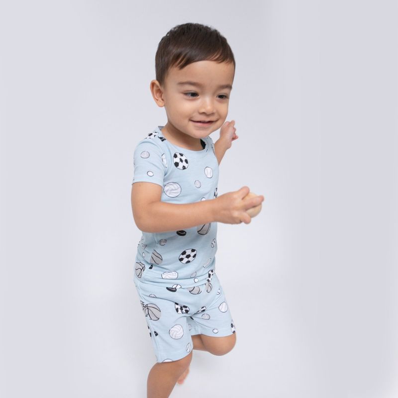 Angel Dear SB Sports Ball Blue Short Lounge Wear Set