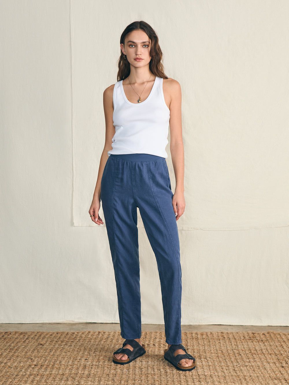 Faherty arlie pant Navy