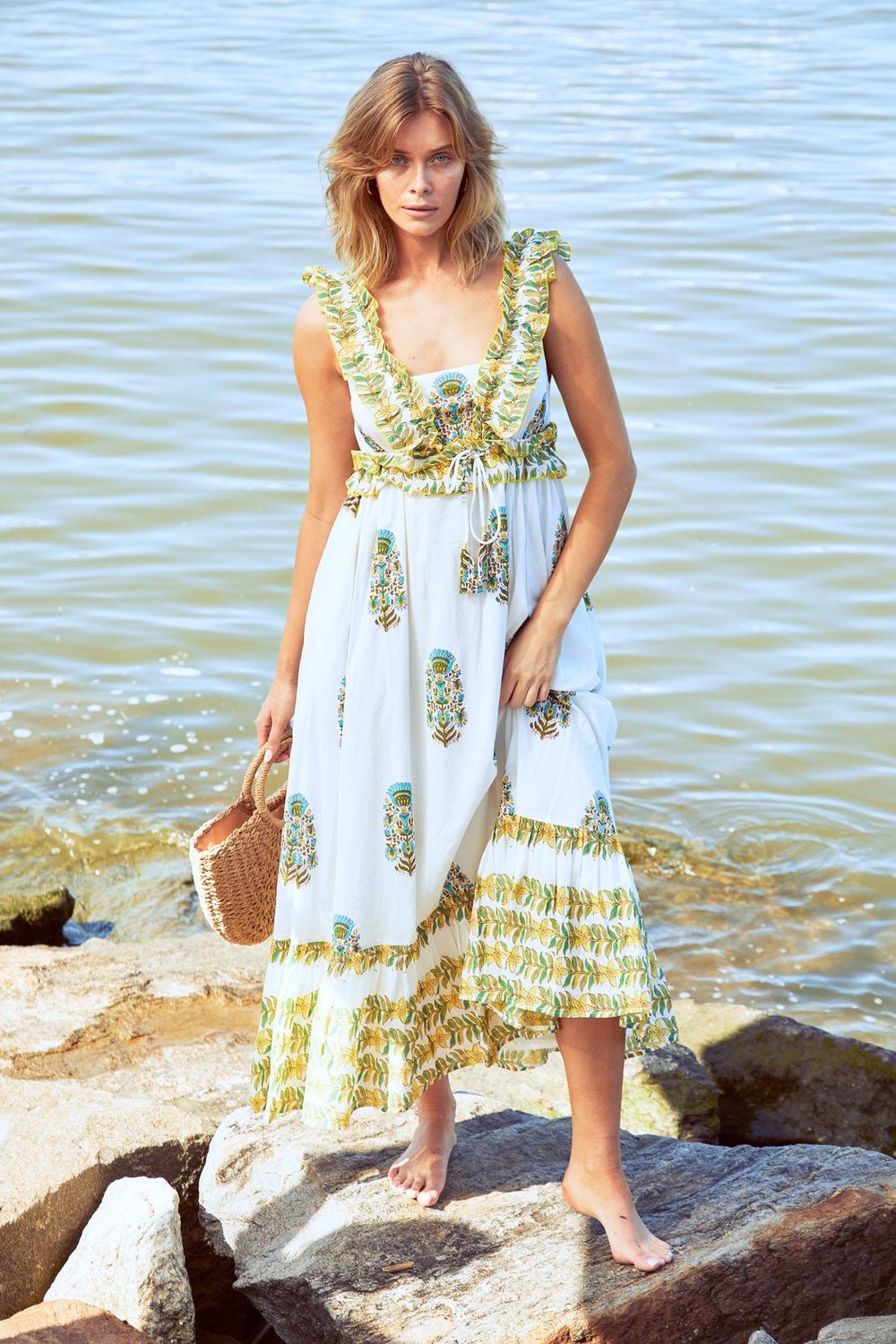 Love the Label Penida Maxi Dress Lohdi Garden Print