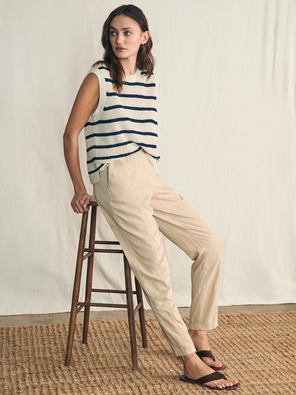 Faherty Arlie Day Pant safari