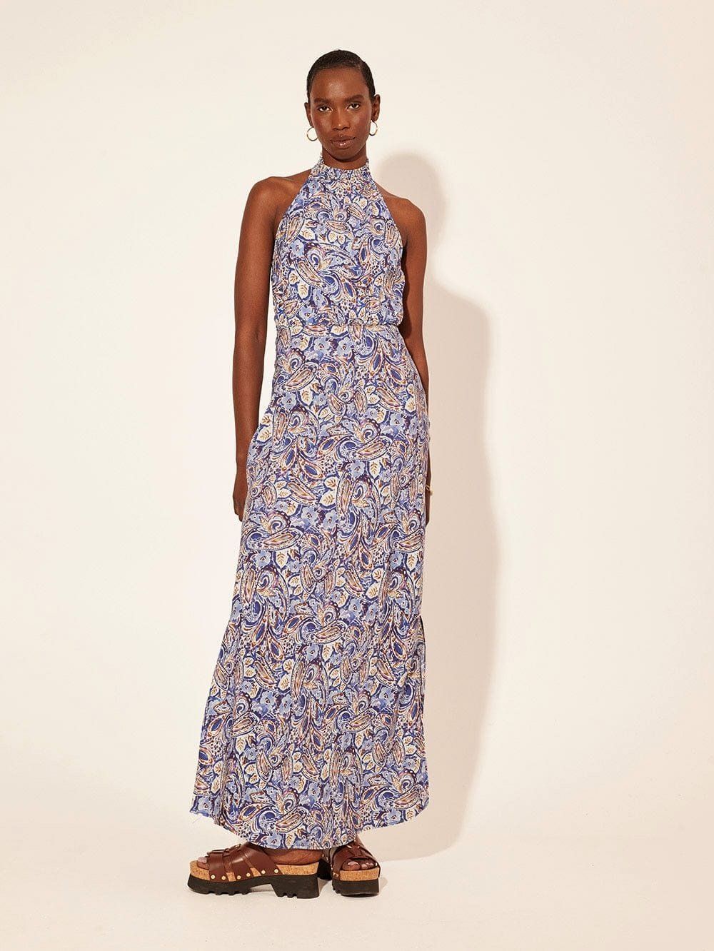 KIVARI DAKOTA HALTER DRESS