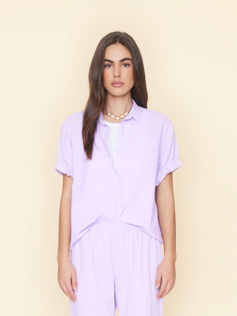 Xirena Channing Shirt Lavender Bloom
