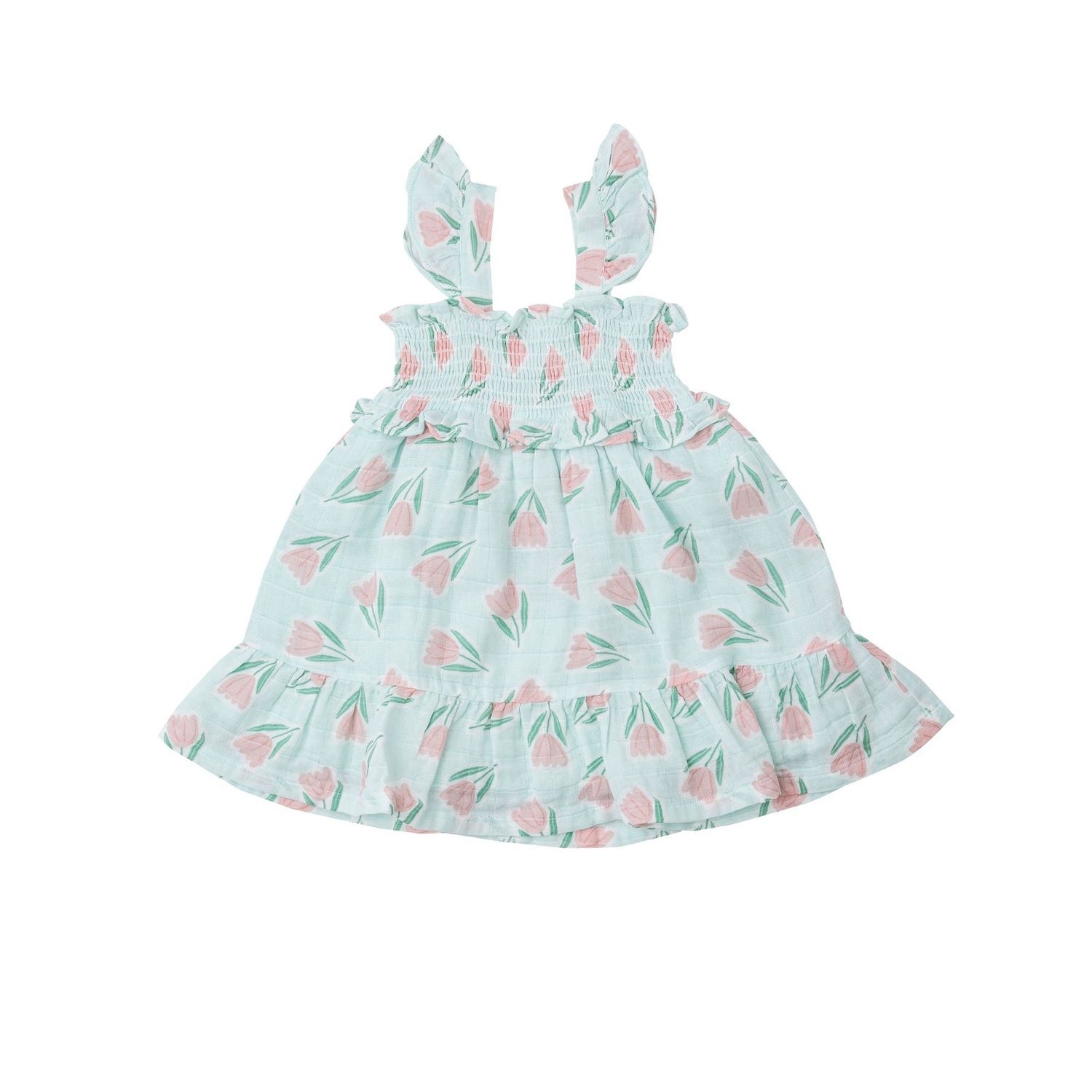 Angel Dear SB Tulips Smocked Ruffle Sundress