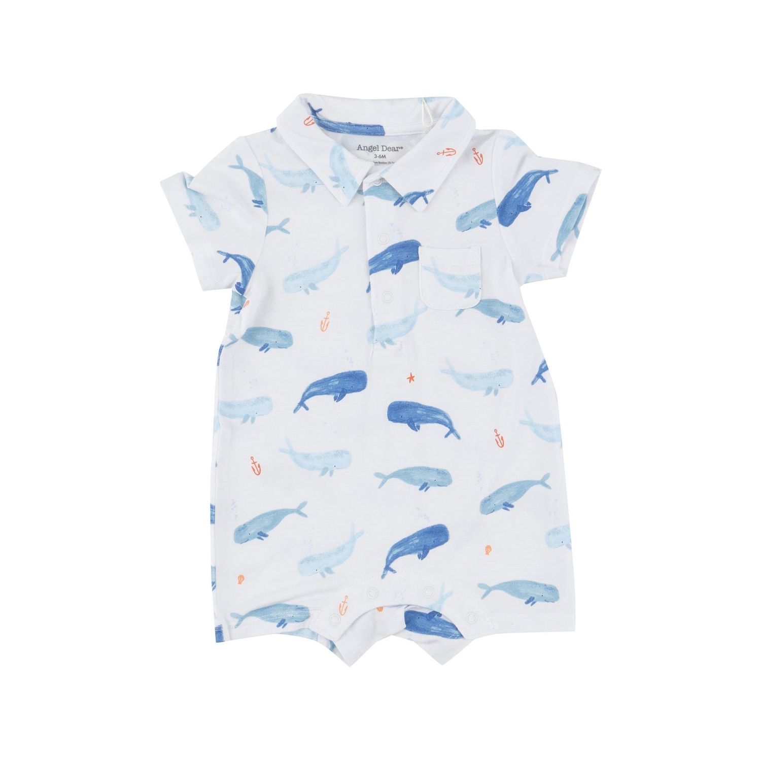 Angel Dear SB Whale Hello There Polo Shortie