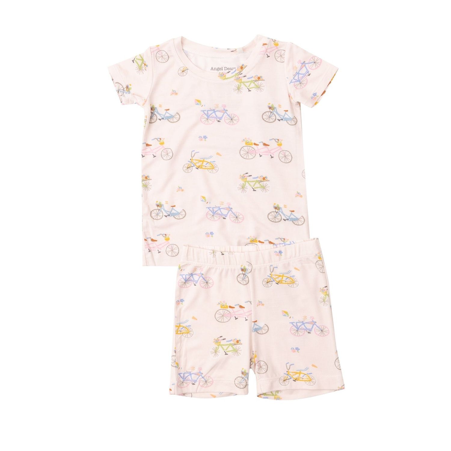 Angel Dear SB Bikes Pink Short Lounge Wear Set