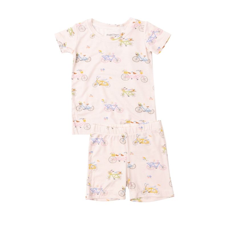 Angel Dear SB Bikes Pink Short Lounge Wear Set