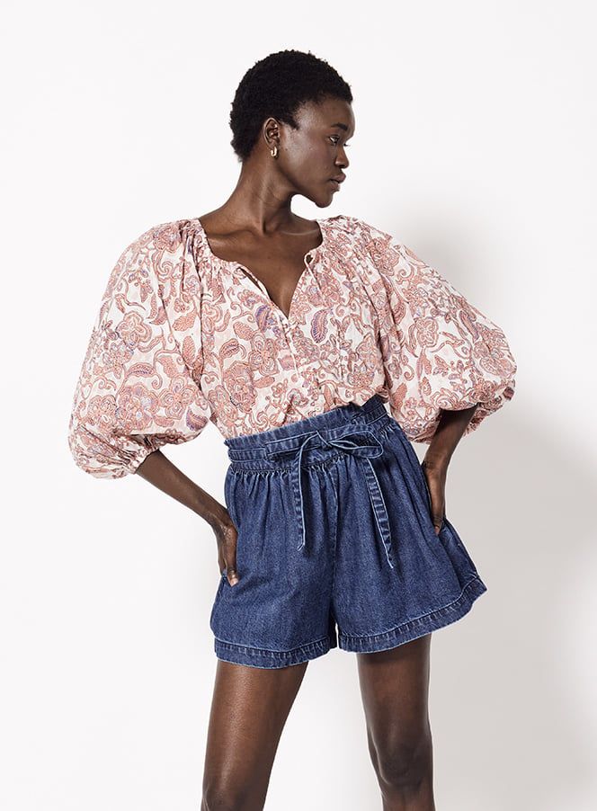 CLEOBELLA KYLA BLOUSE AMARA FLORAL PRINT