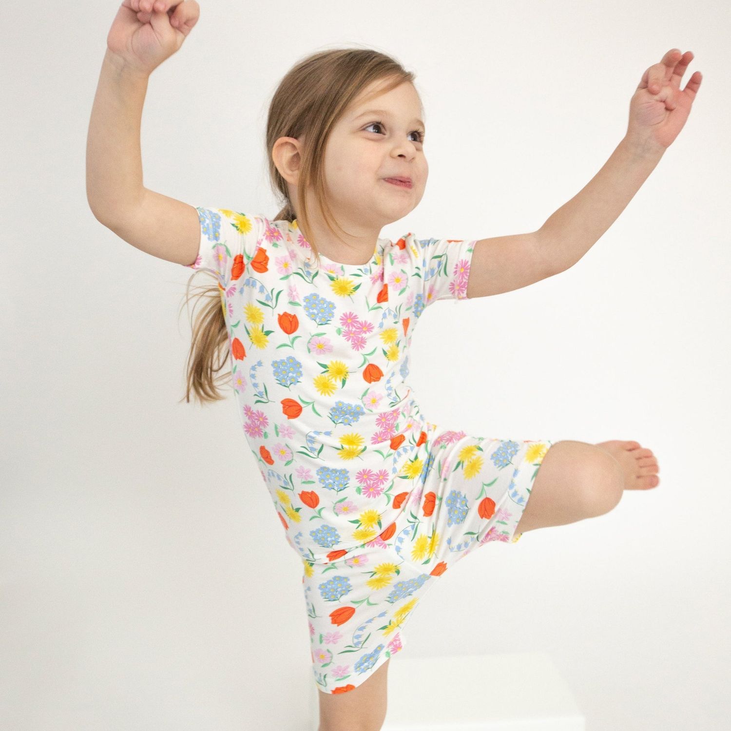 Angel Dear SB Freshly Picked Floral Short Lounge Wear Set