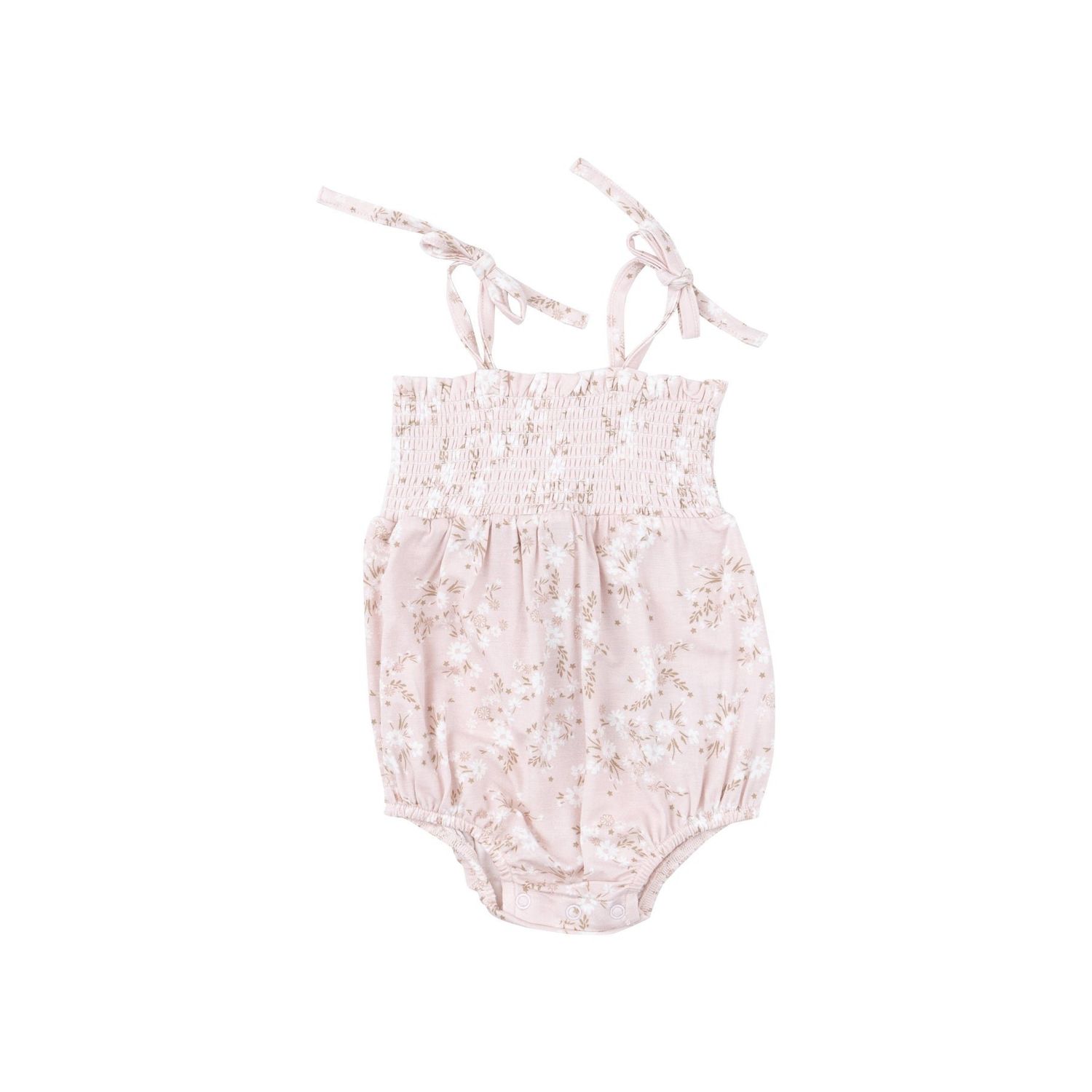 Angel Dear SB Floaty Day Daisies Tie Strap Smocked Bubble