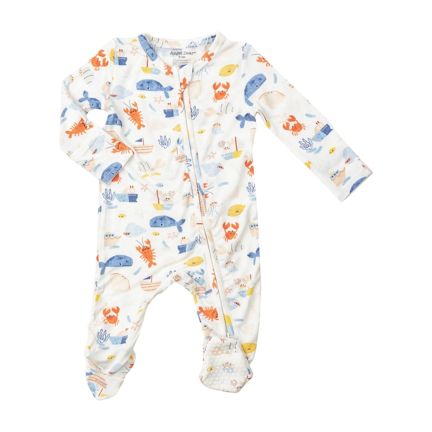 Angel Dear SB In The Ocean 2 Way Zipper Footie
