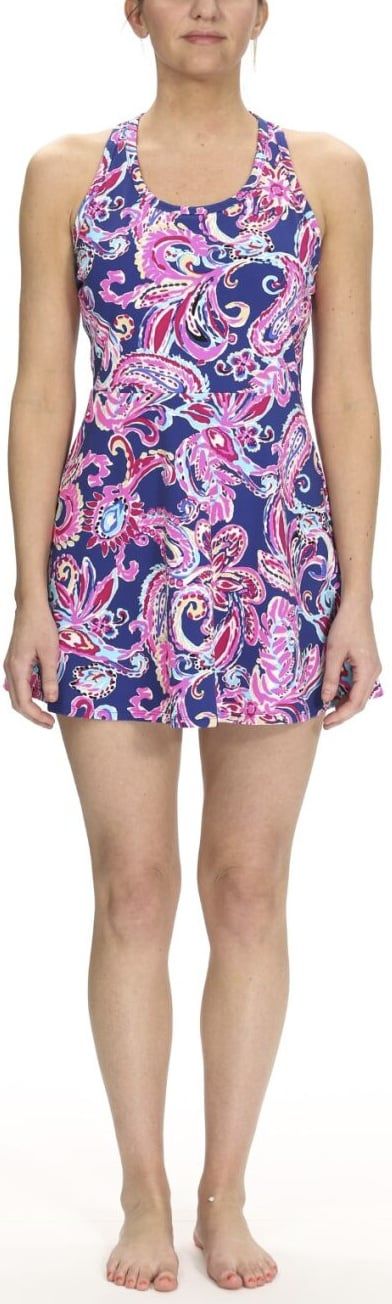 LILLY PULITZER FOREHAND ACTIVE DRESS UPF MULTI FLITTING ABOUT