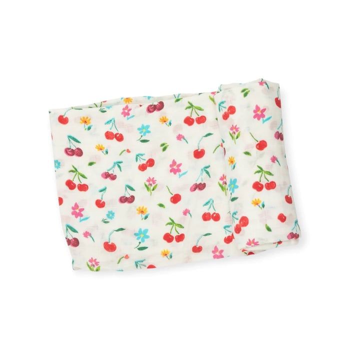 Angel Dear SB Cherry Swaddle Blanket