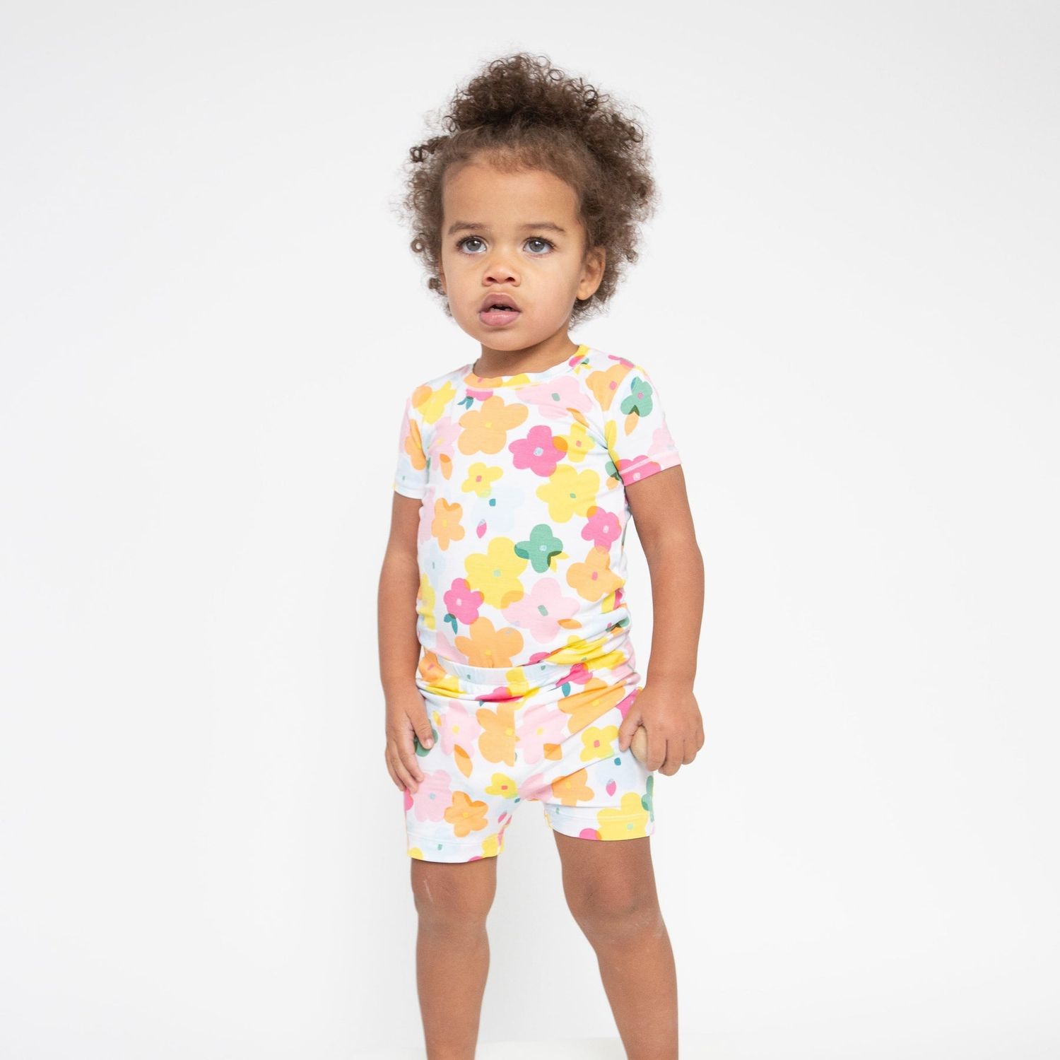 Angel Dear PAPER FLORAL SHORT LOUNGEWEAR SET