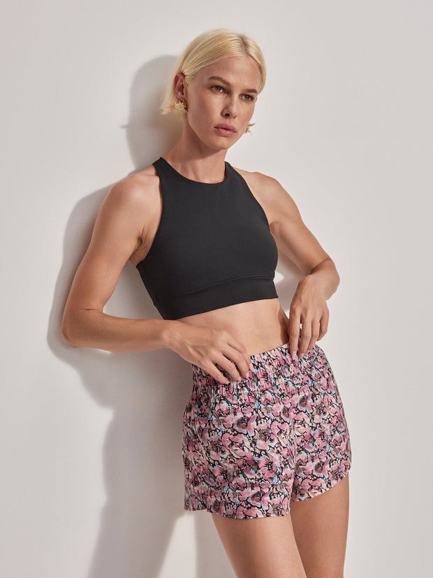 Varley kallin running short 1.5 cashmere rose hyper floral