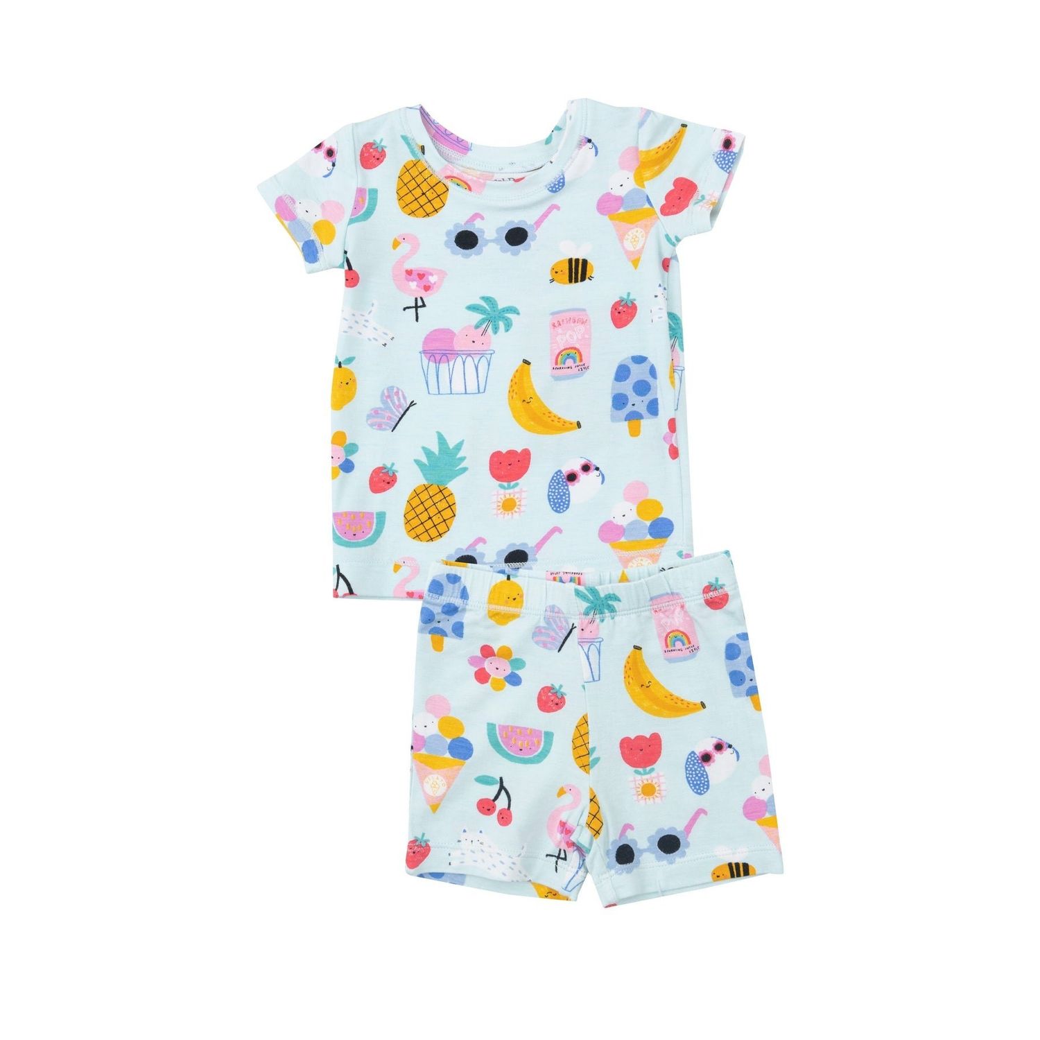 Angel Dear ICE CREAM GIGGLES SHORT LOUNGE WEAR SET
