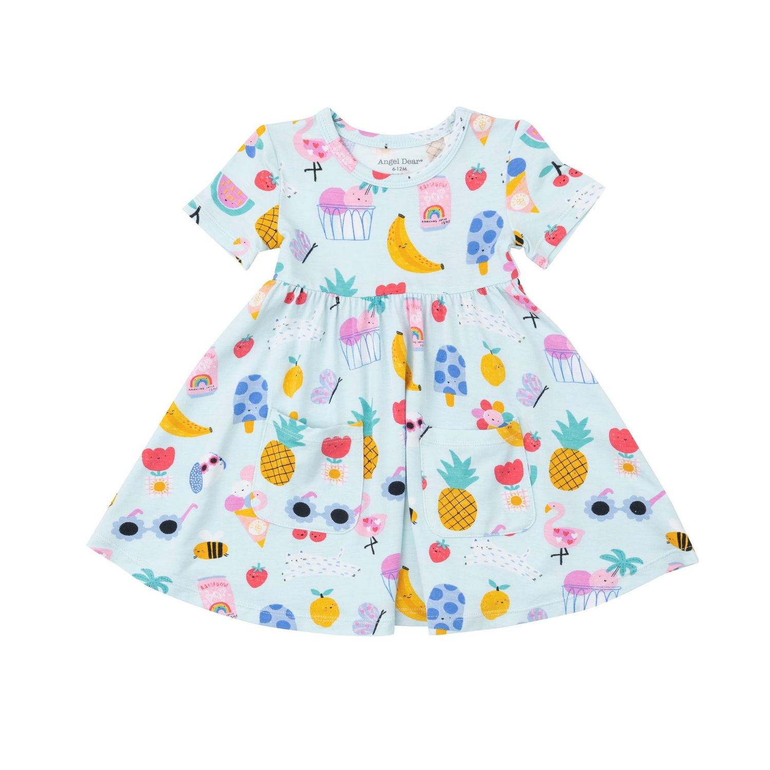 Angel Dear ICE CREAM GIGGLES TWIRLY S/S DRESS