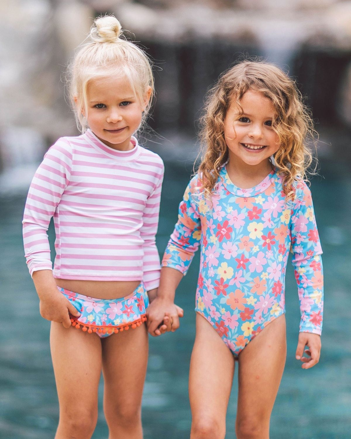 FEATHER 4 ARROW SANDY TOES TWO-PEICE SWIMSUITPRISM PINK