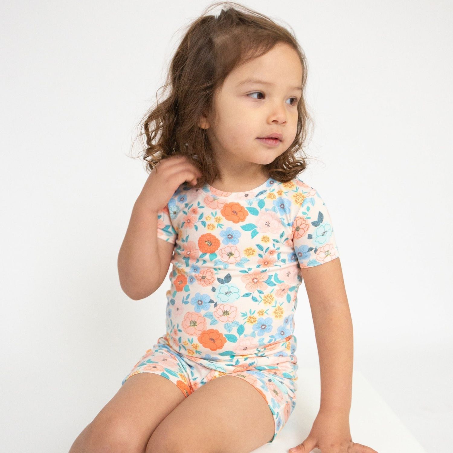 Angel Dear FLOWER CART SHORT LOUNGEWEAR SET