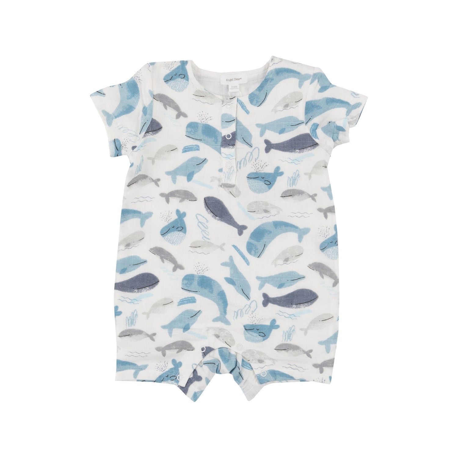 Angel Dear BLUE WHALES HENLEY SHORTALL
