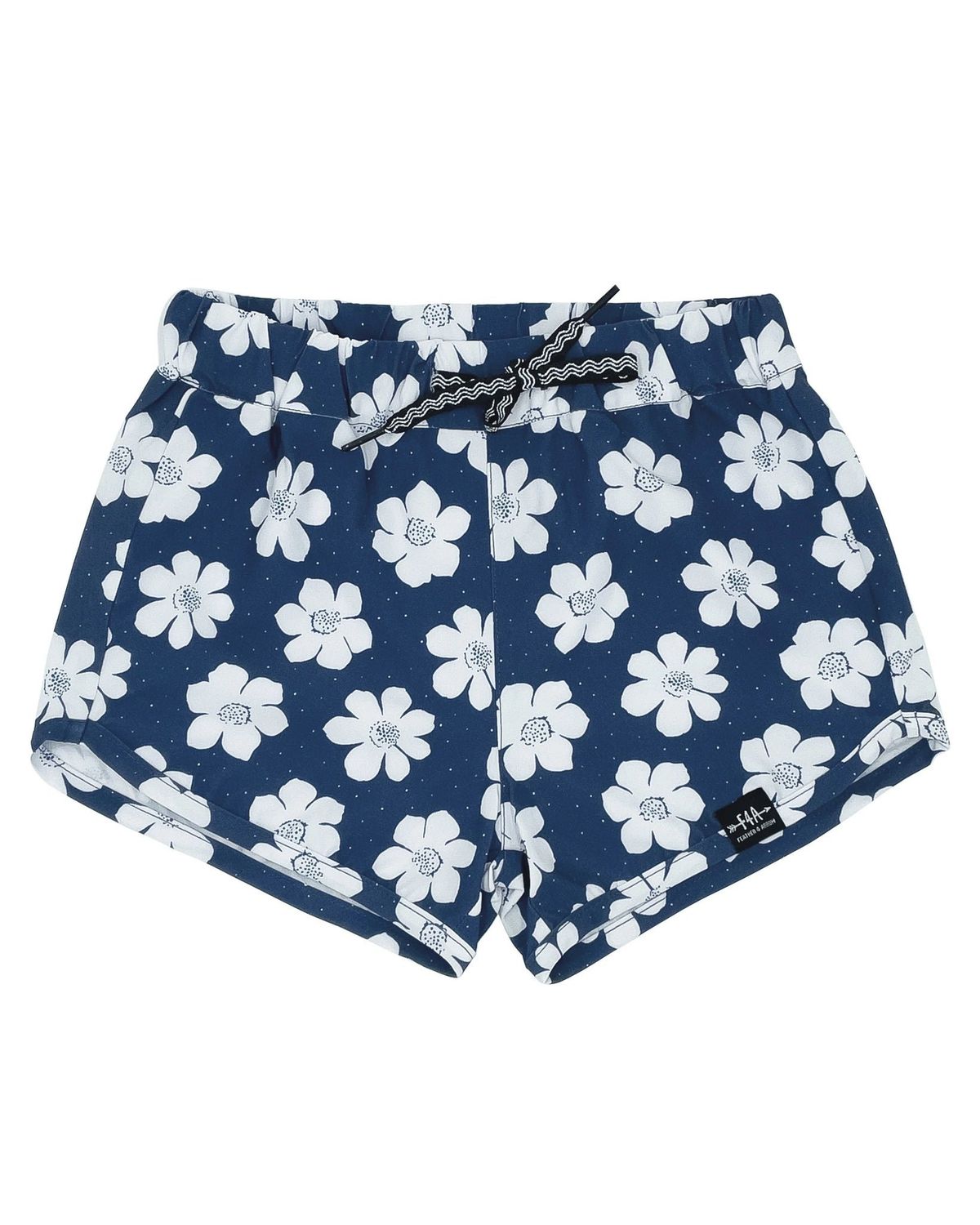 FEATHER 4 ARROW IN BLOOM SURF SHORTNAVY