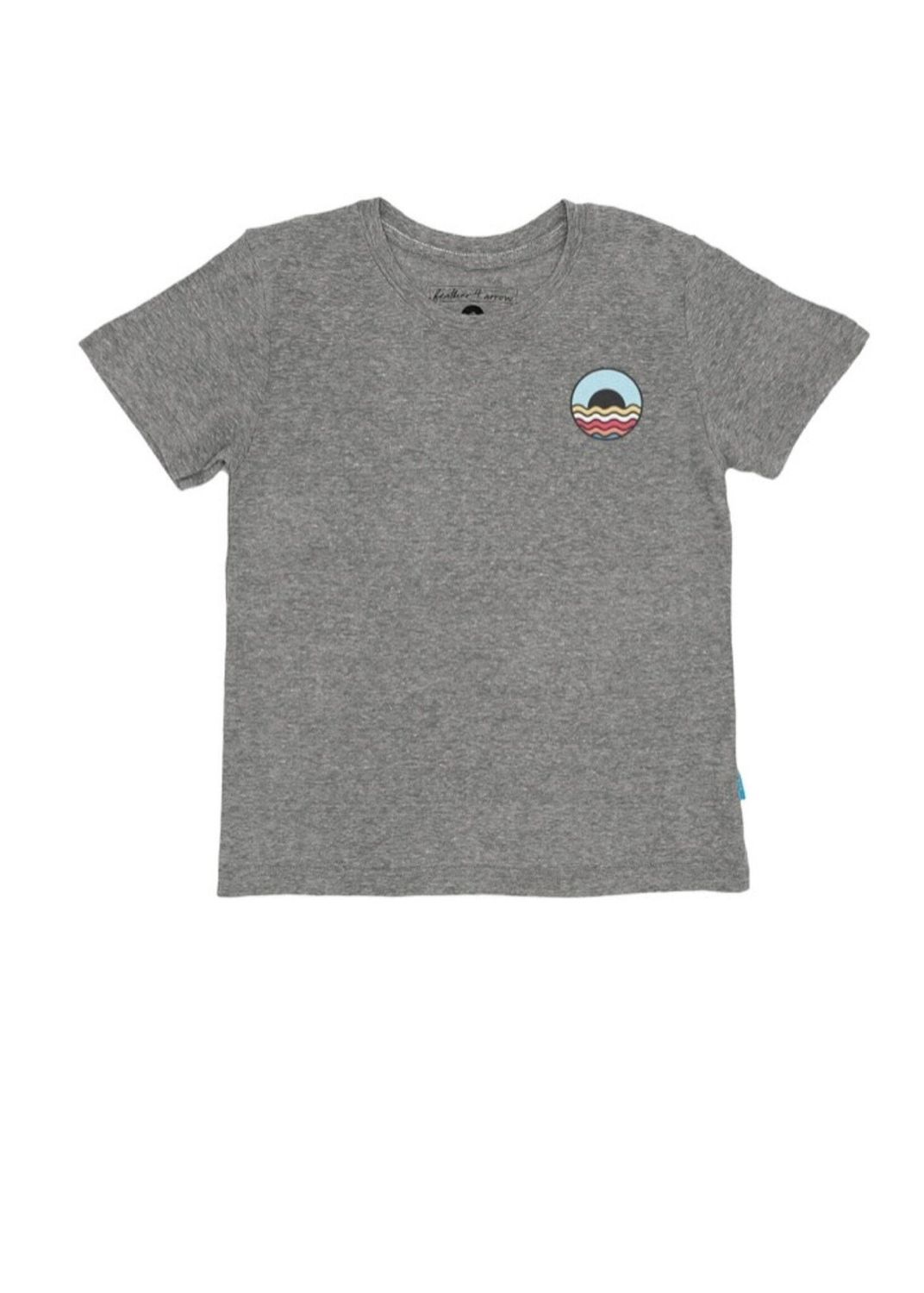 FEATHER 4 ARROW ICON VINTAGE TEEHEATHER GRAY