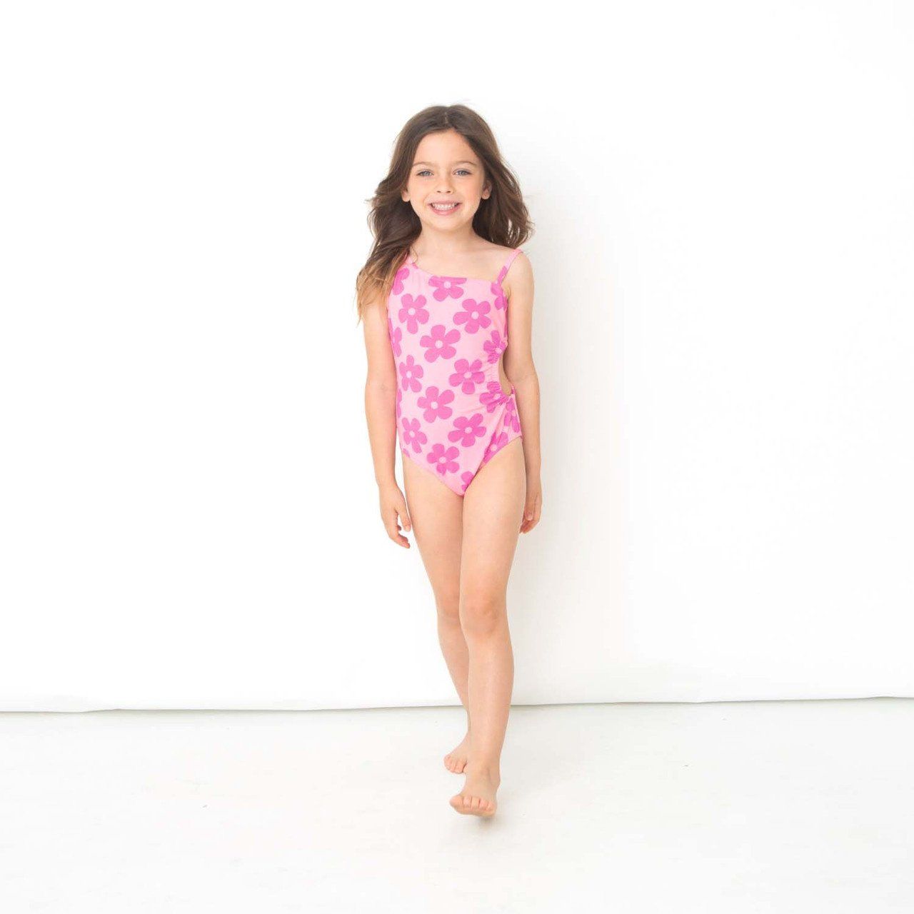 Shade Critters shimmer cutout 1 shoulder - retro daisy lavender