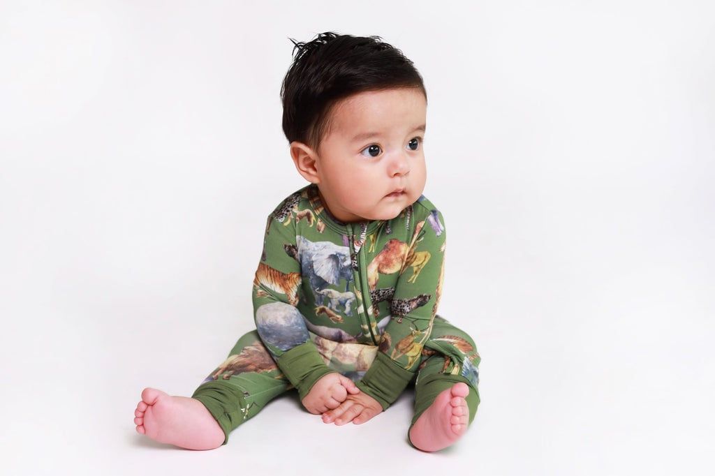 Posh Peanut Posh Safari - Newborn Convertible One Piece