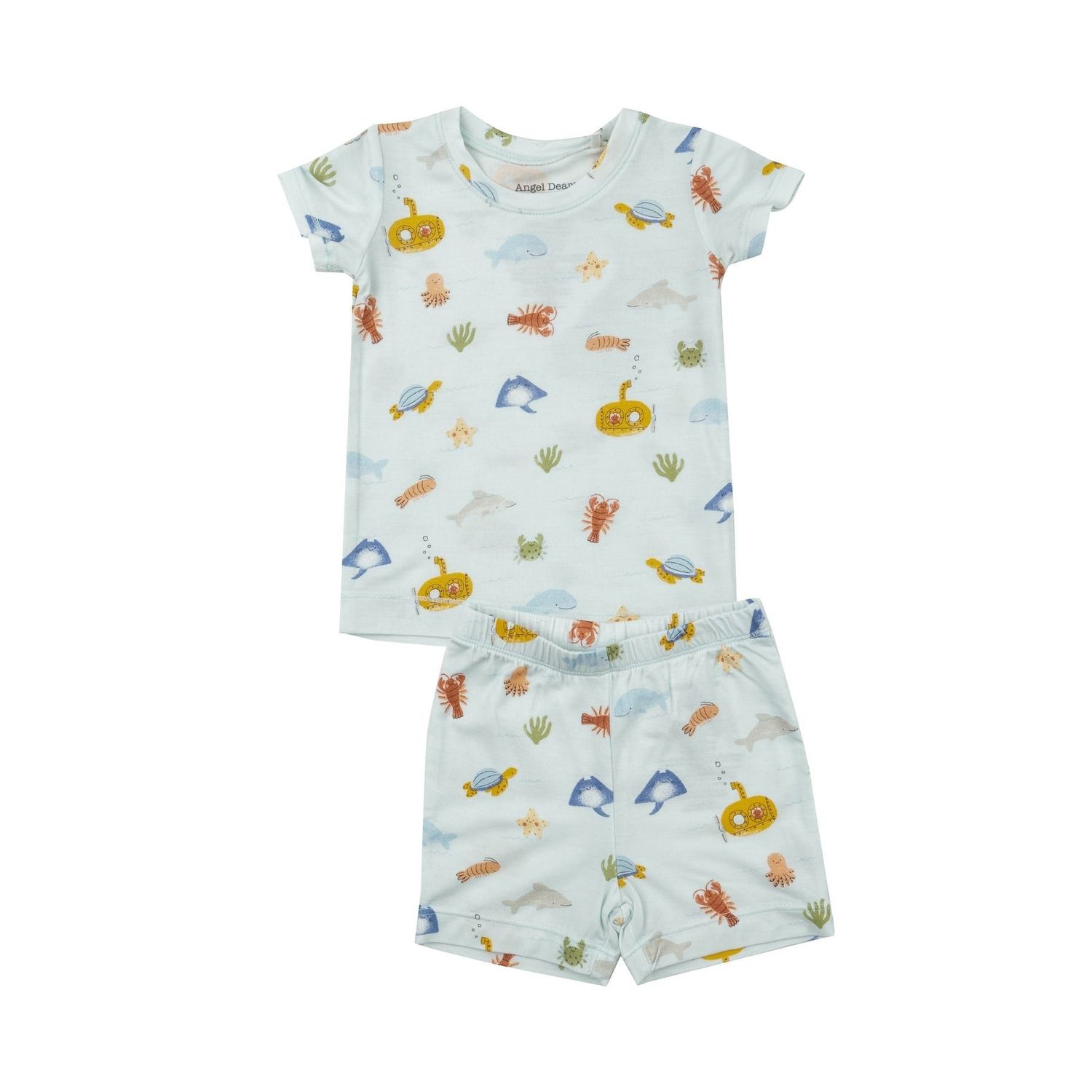 Angel Dear Inky Ocean SHORT LOUNGE WEAR SET