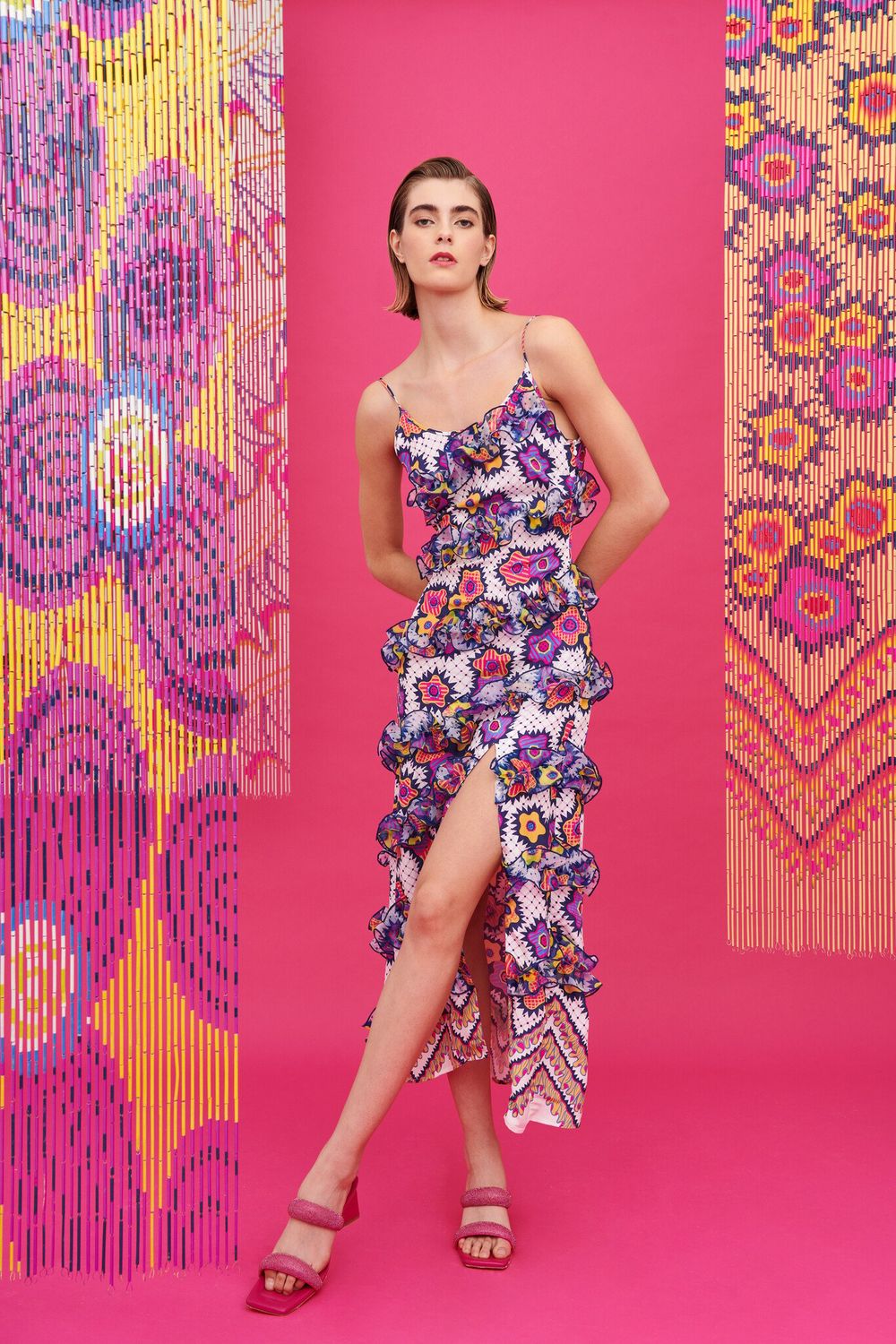 CELIA B HUM DRESS MULTI