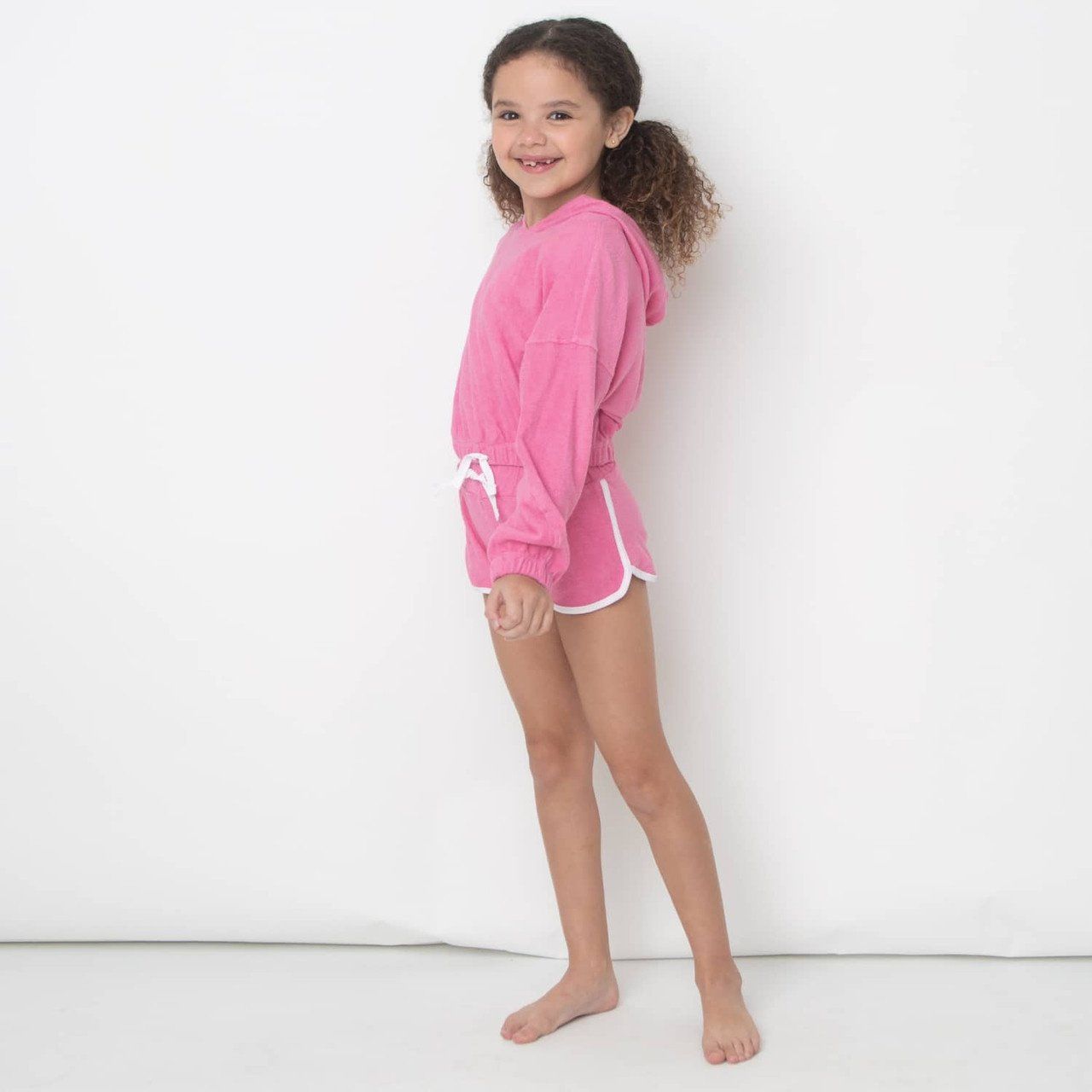 Shade Critters terry drawstring shorts - pink