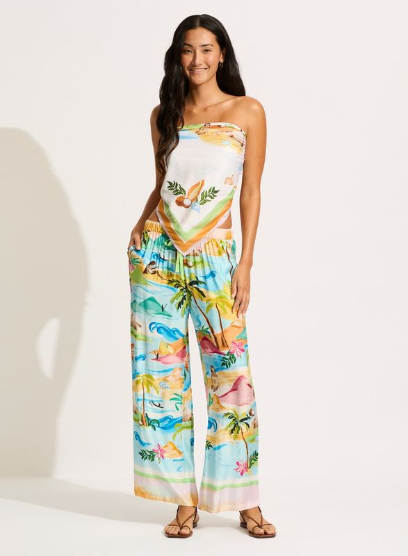 Seafolly South Pacific Pant Turquoise