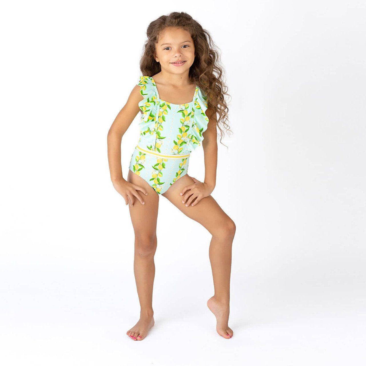 Shade Critters ruffle shldr 1pc - citrus grove