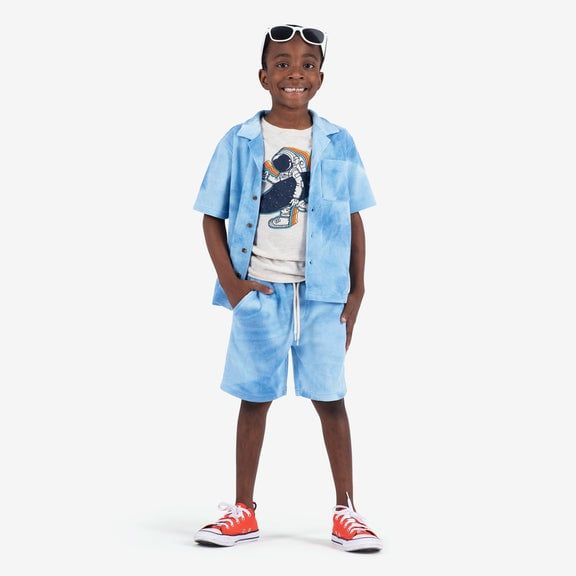 Appaman resort shorts blue tie dye