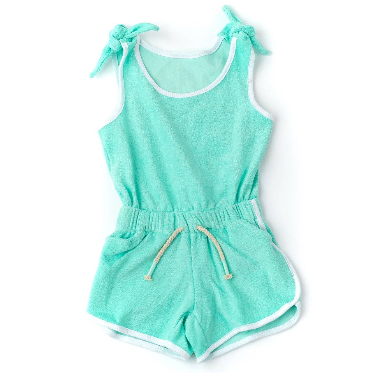 Shade Critters terry romper - mint mint
