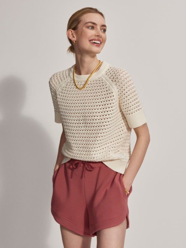 Varley Alva Knit Egret