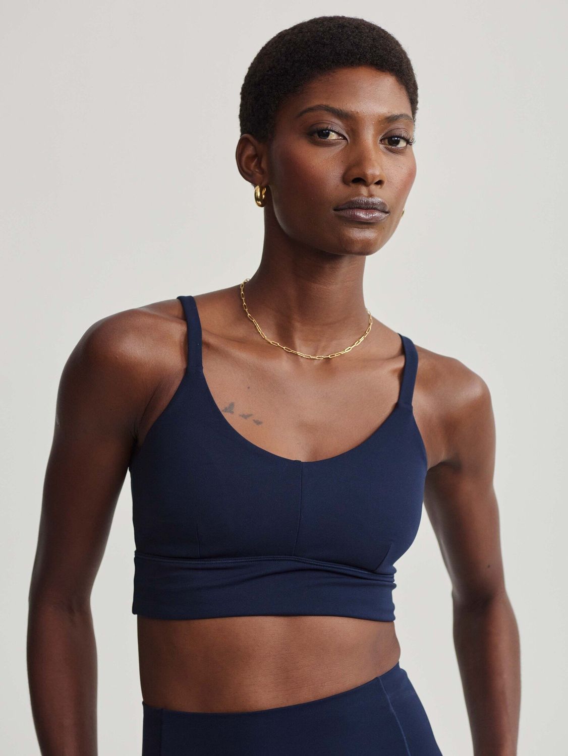 Varley Shape Amber Bra Dark Sapphire