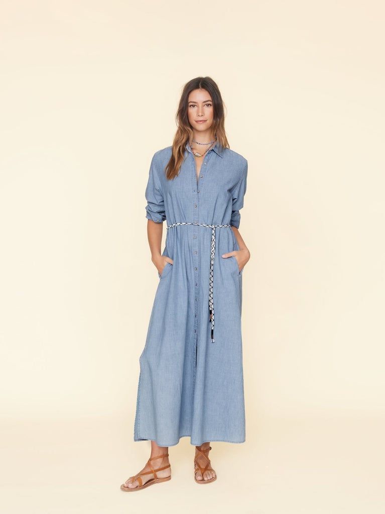 Xirena Bowen Dress Dusty Blue