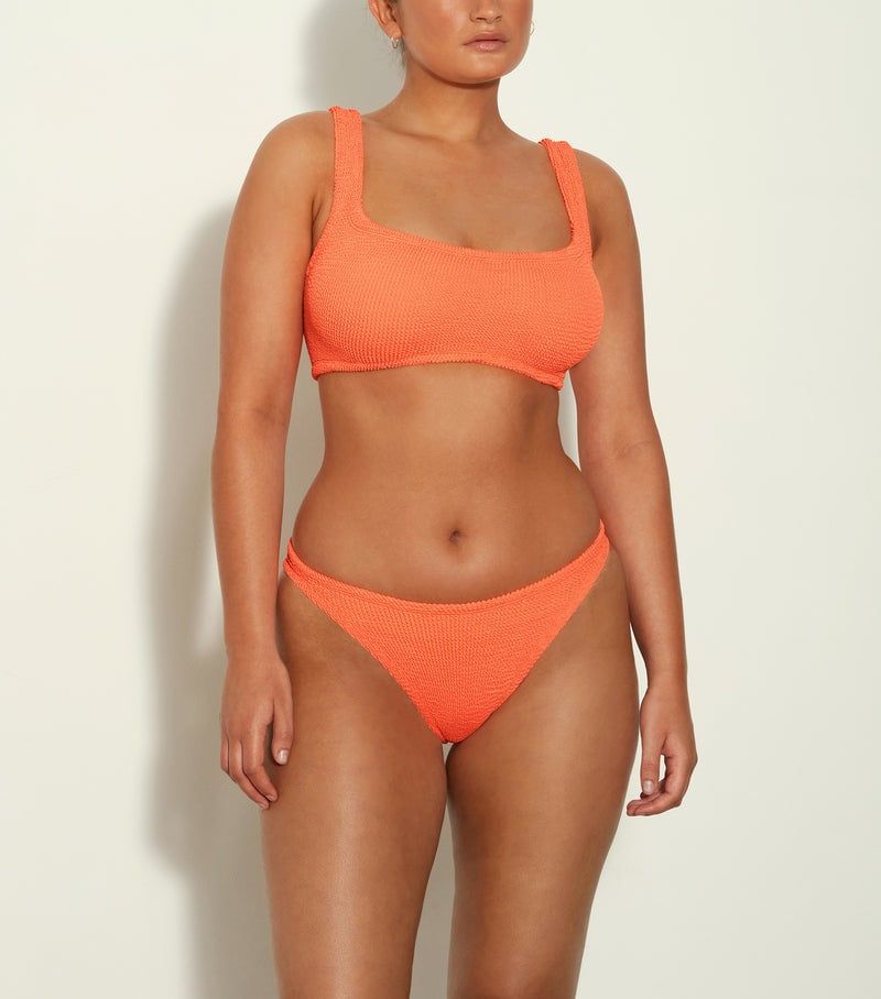 HUNZA G XANDRA BIKINI  ORANGE