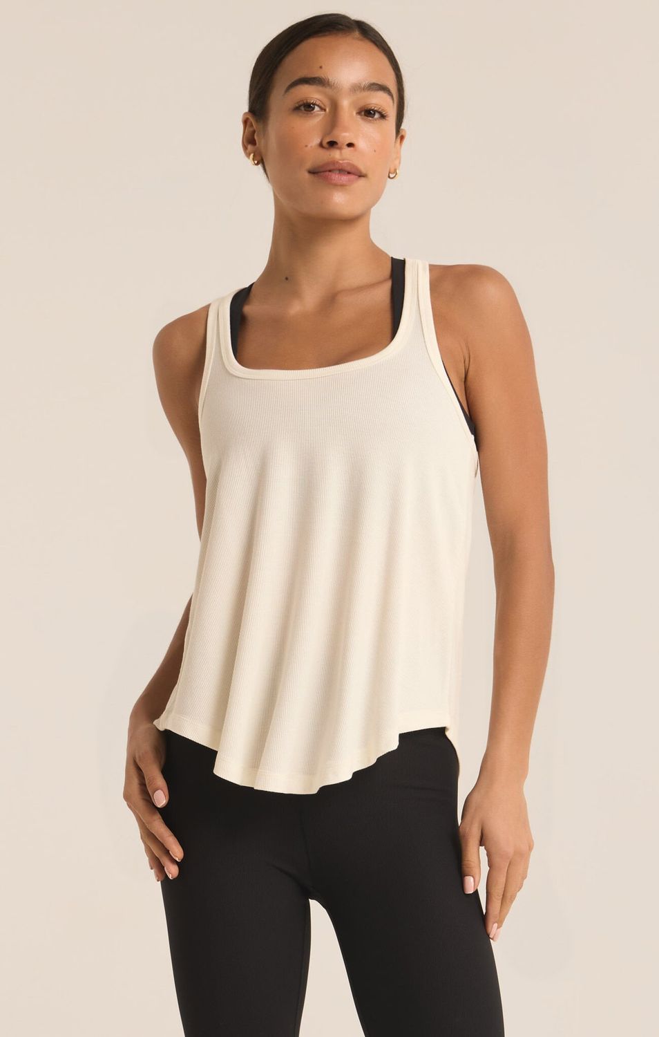 Z Supply Free Time Rib Tank Sea Salt