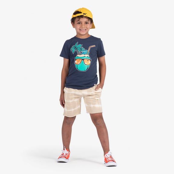Appaman camp shorts sand stripe