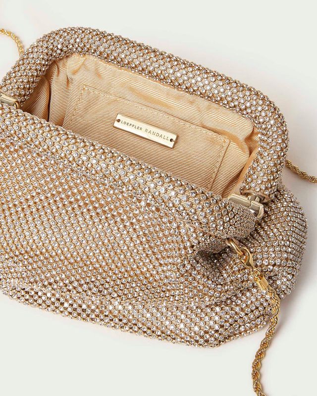 LOEFFLER RANDALL DOREEN. GOLD CLUTCH
